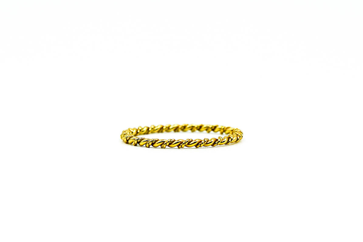 Braided Gold Ring