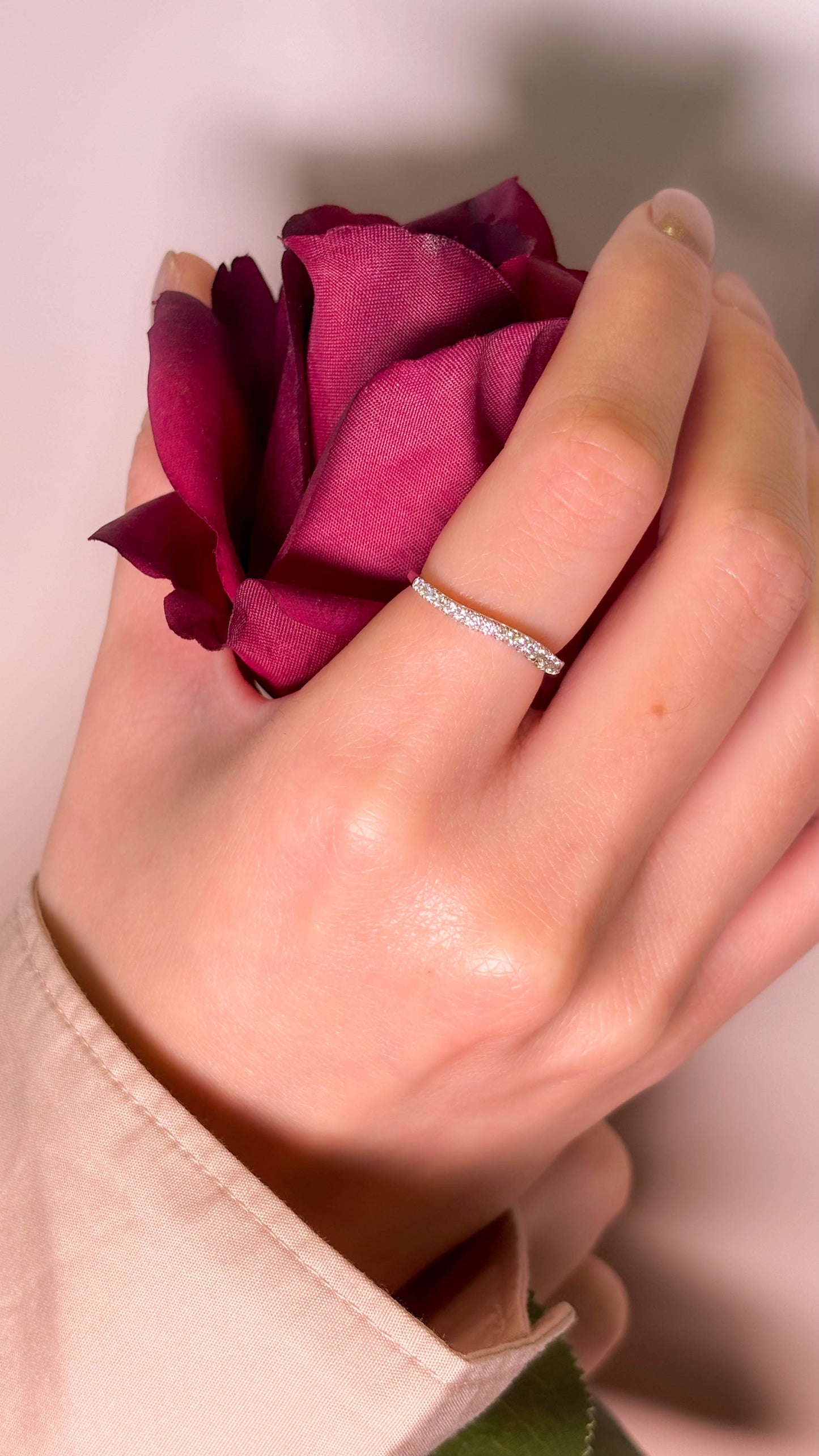 Flow CZ Paved Ring