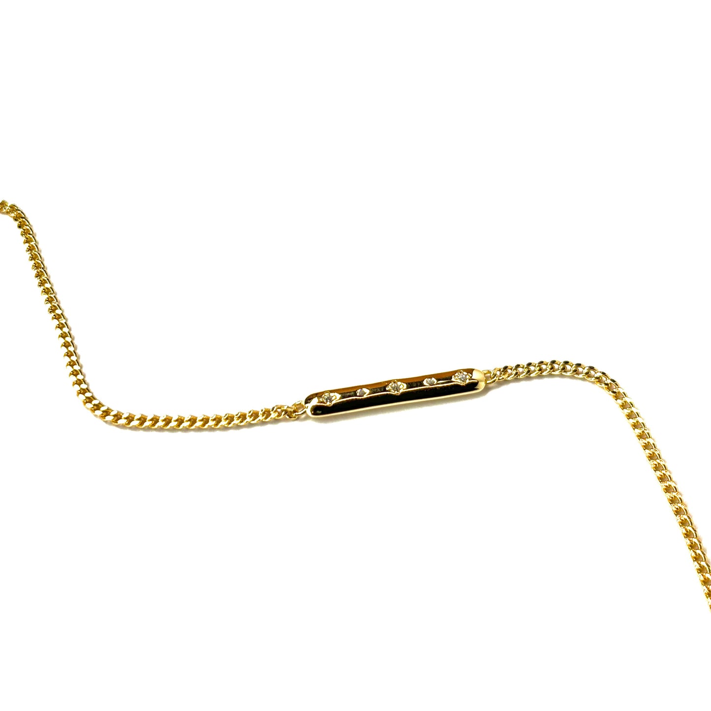 Bar Chain Gold Bracelet