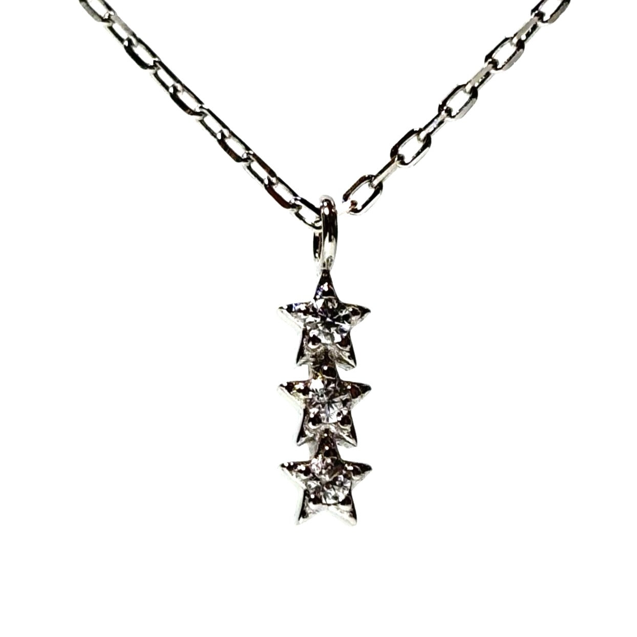 Starry Night Silver Necklace