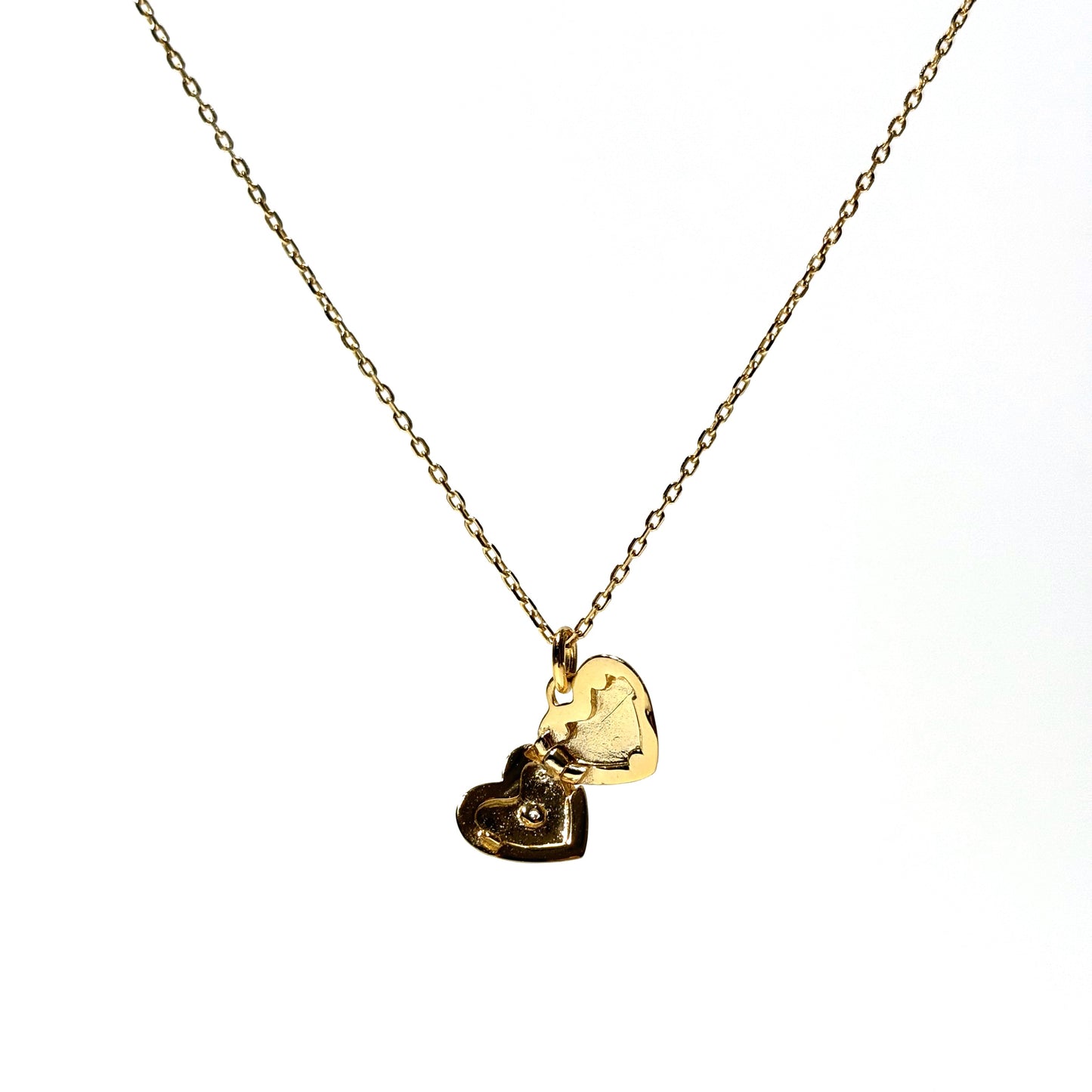 Heart Locket Gold Necklace