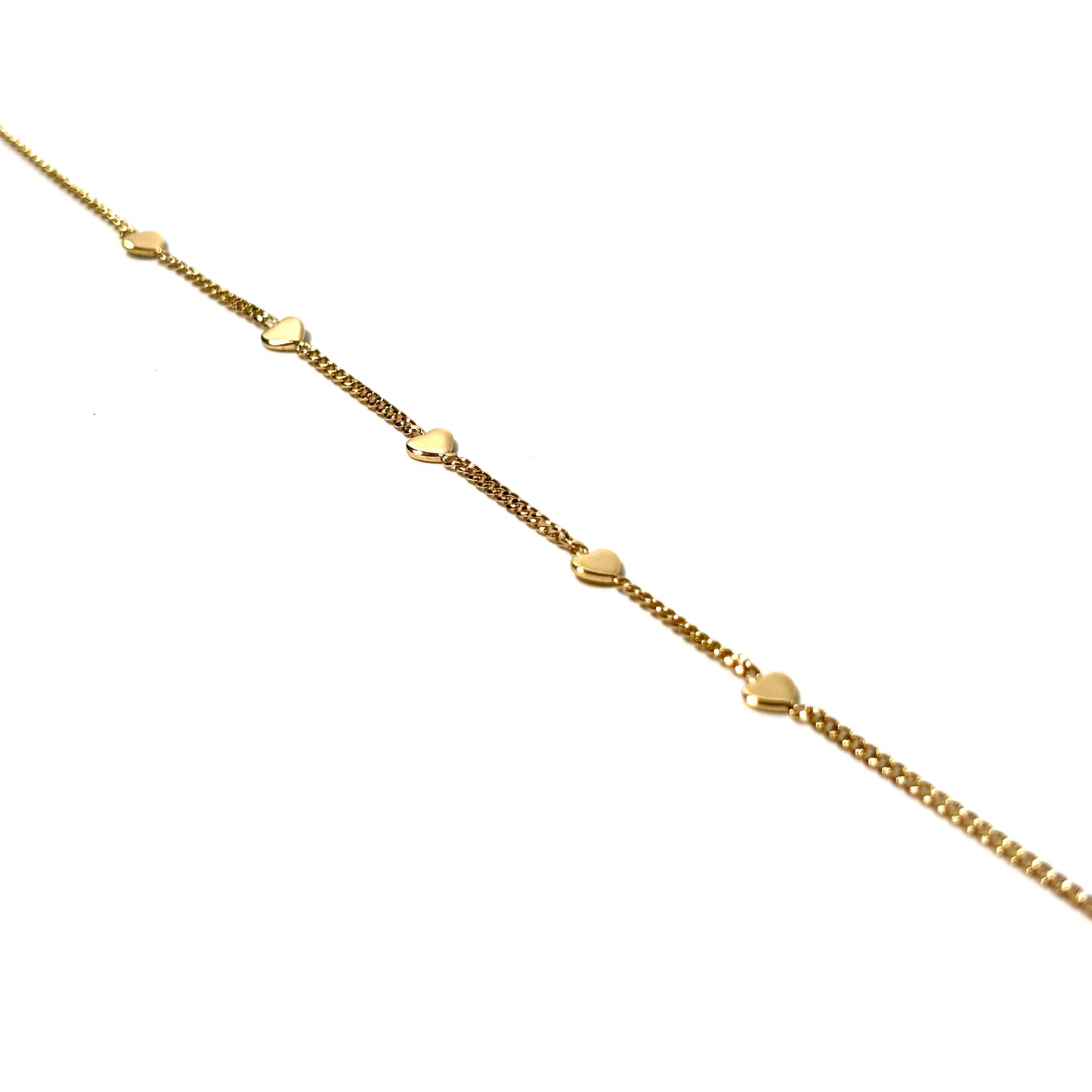 Tiny Hearts Gold Bracelet