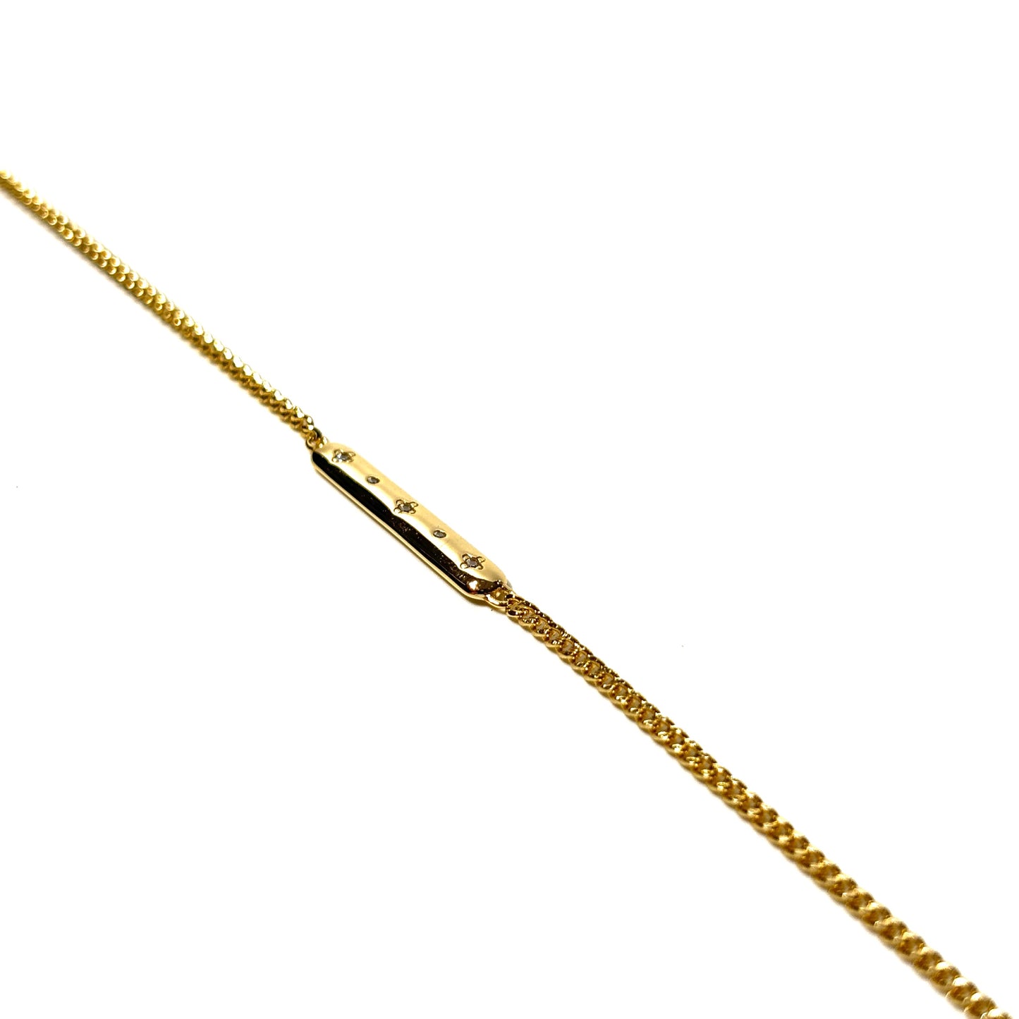 Bar Chain Gold Bracelet