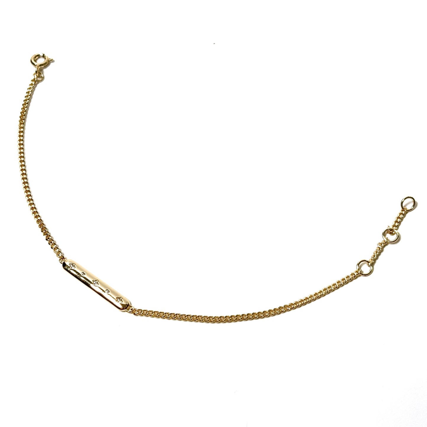 Bar Chain Gold Bracelet