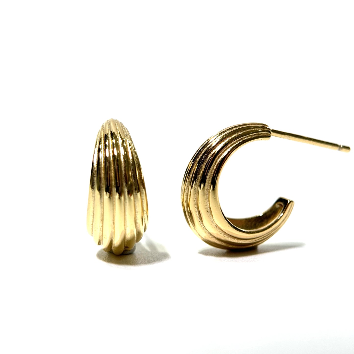 Conchiglioni Gold Earrings