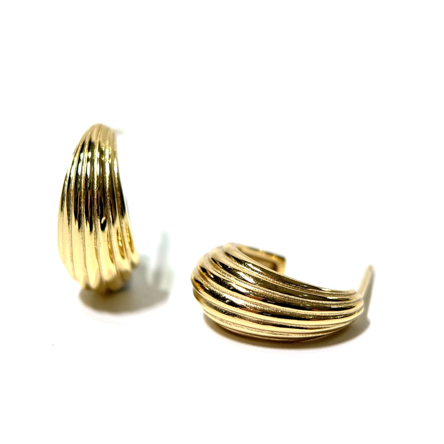 Conchiglioni Gold Earrings