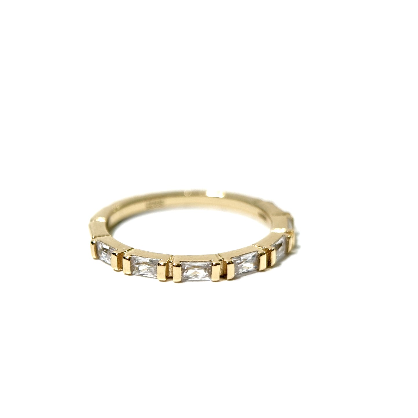 Thin Baguette Gold Ring